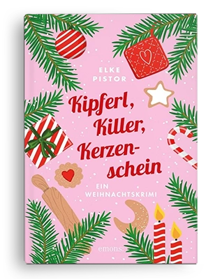Buchcover „Kipferl, Killer, Kerzenschein“ von Elke Pistor – Weihnachtskrimi für Autorenlesung in Hennef mit BAM. Buchcover „Kipferl, Killer, Kerzenschein“ von Elke Pistor – Weihnachtskrimi für Autorenlesung in Hennef mit BAM.